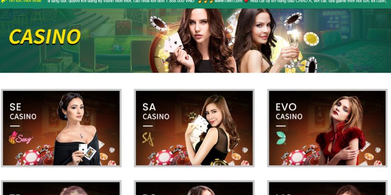 Sexy Gaming nổi tiếng với cái tên SE Casino tại Cwin